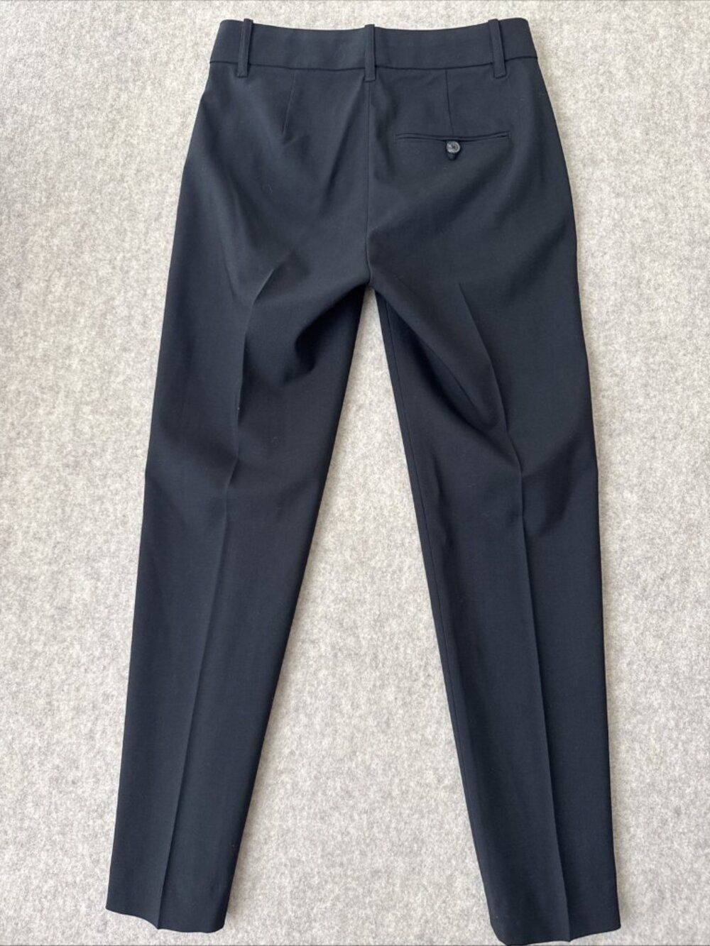 Vince Tapered Wool Dress Pants Womens 0 Black Ankle Length - Picture 14 of 16